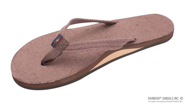 Single Layer Hemp with Arch Support and 1 Narrow Strap