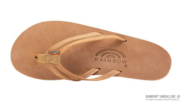 The Sandpiper  Luxury Leather Single Layer Arch Support with 1 Double Narrow Strap