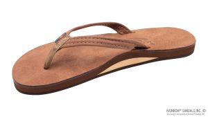 Luxury Leather Single Layer Arch Support with a 1 Narrow Strap