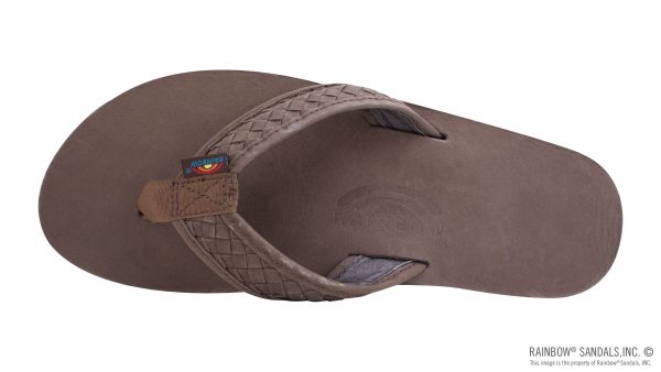The Bentley Classic Leather Top Sole with 1 Hand Woven Strap