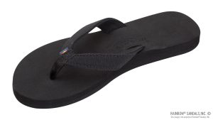 The Bella Soft Top Black Tapered Canvas Strap