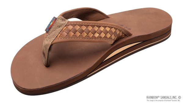 The Bentley  Premier Leather Double Layer Arch Woven Strap