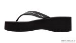 Six Layer Leather Wedge 3/4 Strap with Crystals