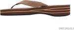 Rainbow Sandals Women's Four Layer Wedge 3/4eather Strap. Dark Brown. Ladies X-Large / 8.5-9.5 B(M) US | Platforms & Wedges