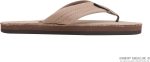 Rainbow Sandals Kid's Single Layer Premier Leather. Dark Brown. 4-5 B(M) US | Sandals