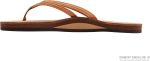 Rainbow Sandals Ladies The Sand Piper Luxury Leather - Single Layer Arch Hand Woven Strap. Caramel. Ladies. Medium. 6.5-7.5 D(M) US | Flats