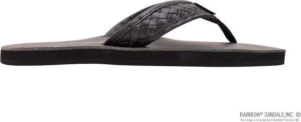 Rainbow Sandals Men's The Bentley. Classic Black. Men's XXX-Large / 15-1D(M) US | Sandals