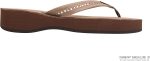 Rainbow Sandals Women's Four Layer Leather Wedge - 3/4trap w/Swarovski Crystals (Ladies X-Large / 8.5-9.5 B(M) US. Dark Brown) | Platforms & Wedges