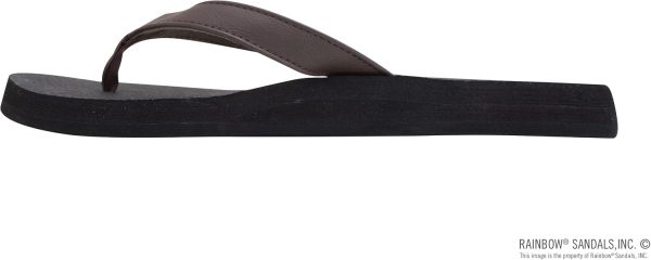 Rainbow Sandals Women's The Cottons Soft Rubber Top Sole w/Tapered Strap. Expresso. Ladies 8 M US | Flats