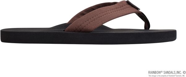 Rainbow Sandals Men's Cloud Sandals. Brown/Black. Men's Large / 9.5-15 D(M) US | Sandals