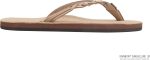 Rainbow Sandals Women's Flirty Braidy. Sierra Brown. Medium / 6.5-7.5 | Premier Leather w/Single Braided Strap | Flats