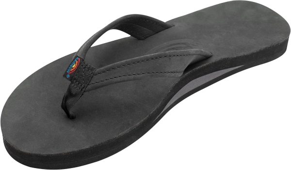 Rainbow Sandals Women's Catalina Sandal. Premier Black. Ladies 7 M US | Flats