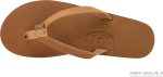 Rainbow Sandals Women's Double Layer. Narrow Strap. Leather Sandals w/Arch. Cafe. Small. 5.5-6.5 B(M) US | Flats