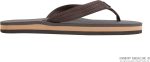 Rainbow Sandals Women's Single Layer Classic Rubber w/EVA filled Nylon Strap. Brown/Brown. Ladies X-Large / 8.5-9.5 B(M) US | Flip-Flops