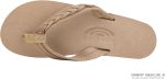 Rainbow Sandals Madison - Double Layer Arch Support with a Braid on a  3/4edium Strap. Sierra Brown. Ladies Small | Sandals