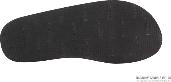 Rainbow Sandals Men's Double Layer Arch Hemp. Black. Men's Medium / 8.5-9.5 D(M) US | Sandals