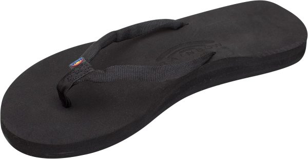 Rainbow Sandals Women's Low Cloud. Black. Ladies 8 B(M) US | Flip-Flops