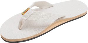 Rainbow Sandals Men's Hemp Single Layer Natural Size X-Large (11 | Sandals