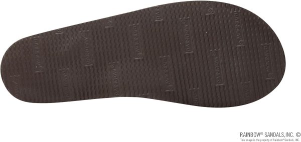 Rainbow Sandals Women's Flirty Braidy. Dark Brown. Medium / 6.5-7.5 | Premier Leather w/Single Braided Strap | Flats