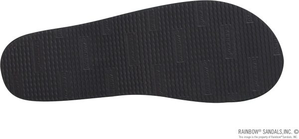 Rainbow Sandals Women's Six Layer Wedge Rubber 1VA Filled Nylon Strap. Rainbow/Black. Ladies Small / 5.5-6.5 B(M) US | Platforms & Wedges