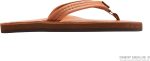 Rainbow Sandals Ladies Luxury Leather - Single Layer Arch Support with a 3/4edium Strap Tahitan Tan. Ladies size M / 6.5-7.5 | Flats