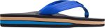 Rainbow Sandals Men's Double Layer Soft Top 1VA Rubber Filled w/Nylon Strap. Brown/Black Men's Medium / 8.5-9.5 B(M) US | Sandals