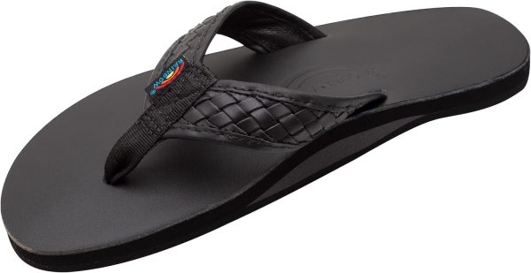 Rainbow Sandals Men's The Bentley. Classic Black. Men's XXX-Large / 15-1D(M) US | Sandals