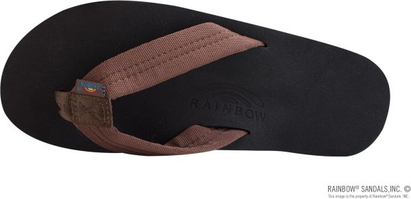 Rainbow Sandals Men's Cloud Sandals. Brown/Black. Men's Large / 9.5-15 D(M) US | Sandals