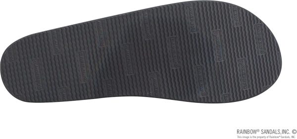 Rainbow Sandals Women's Single Layer Hemp. Black w/Rasta Mid Sole. Ladies. Medium 6.5-7.5 D(M) US | Flip-Flops
