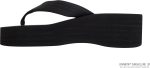 Rainbow Sandals Women's Six Layer Wedge Rubber 1VA Filled Nylon Strap. Rainbow/Black. Ladies Small / 5.5-6.5 B(M) US | Platforms & Wedges