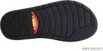 Rainbow Sandals Men's East Cape Molded Rubber Sandal. Black/Blue Strap w/Grey Top. Men's 7 D(M) US | Sandals