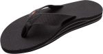 Rainbow Sandals Men's Double Layer Arch Hemp. Black. Men's Medium / 8.5-9.5 D(M) US | Sandals