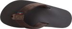 Rainbow Sandals Men's Brown Single Layer Soft Top 1VA Rubber Filled Nylon Strap | Sandals