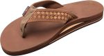 Rainbow Sandals Men's Double Layer Bentley. Redwood. Small / 7.5-8.5 D(M) US | Sandals