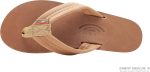 Rainbow Sandals Ladies Luxury Leather - Single Layer Arch Support. Buckskin. Ladies size M / 6.5-7.5 | Sandals
