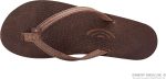 Rainbow Sandals Womens Luxury Leather - Double Layer Arch Support with 1arrow Straps. Oak. Womens Small / 5.5-6.5 | Sandals