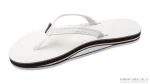 Cloud Dancer Leather Blk/Tan Layered w/ Arch Narrow Strap