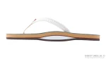 Cloud Dancer Leather Single Layer Arch Narrow Strap