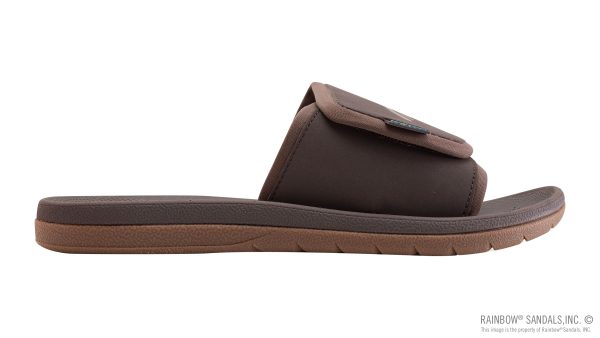 EastCape Slide Men's Molded Rubber Black Adjustable Strap