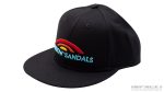 Rainbow Sandals Black 1% Cotton Snap Back Hat