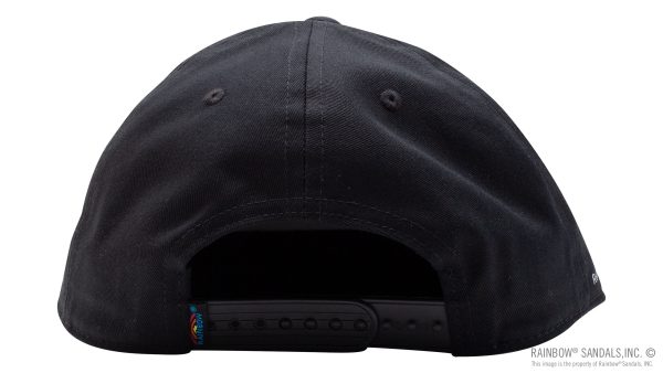 Rainbow Sandals Black 1% Cotton Snap Back Hat