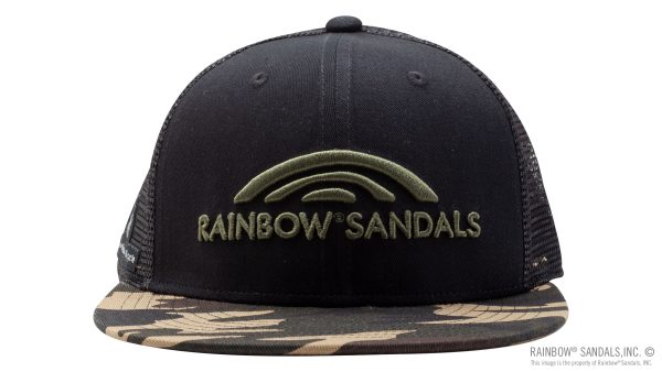 Rainbow Sandals Camo Snap Back Trucker Hat