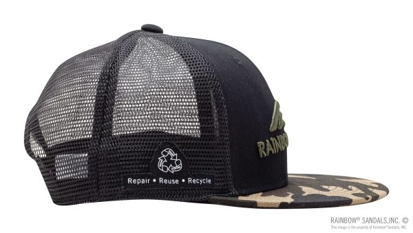 Rainbow Sandals Camo Snap Back Trucker Hat