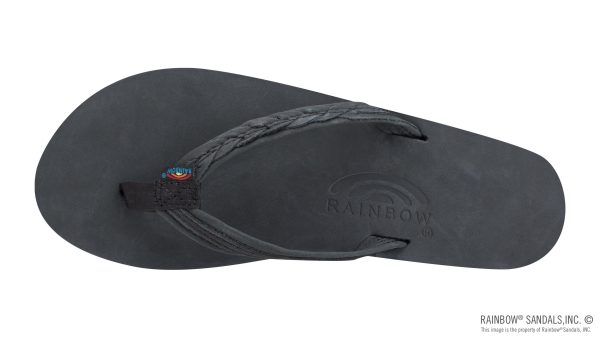 The Madison C Single Layer Arch Support with a Braid on a 1 Narrow Rolled Strap
