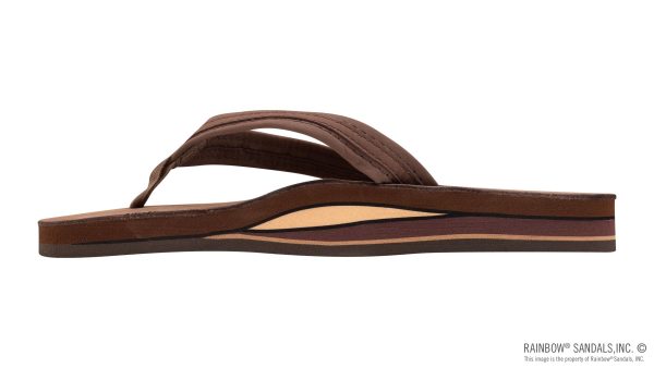 The Madison Double Layer Arch Support with a Braid on a 3/4 Medium Rolled Strap