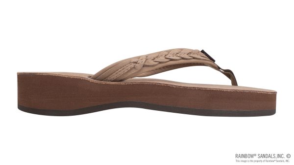 Madison Four Layer Wedge with a 3/4 Medium Braided Strap