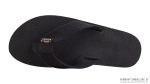 The Rastafarian Single Layer Black Hemp with Rasta Mid Sole